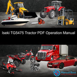 Iseki TG5475 Tractor PDF Operation Manual Default Title