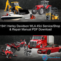 1941 Harley Davidson WLA 45ci Service/Shop & Repair Manual PDF Download Default Title