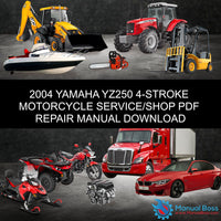 2004 YAMAHA YZ250 4-STROKE MOTORCYCLE SERVICE/SHOP PDF REPAIR MANUAL DOWNLOAD Default Title