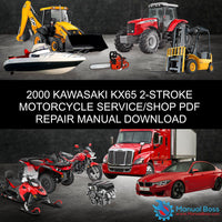 2000 KAWASAKI KX65 2-STROKE MOTORCYCLE SERVICE/SHOP PDF REPAIR MANUAL DOWNLOAD Default Title