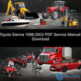Toyota Sienna 1998-2003 PDF Service Manual Download Default Title